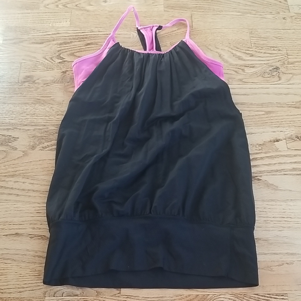 (6) lululemon athletica No Limits Tank Top Yoga Athleisure Running Colorblock